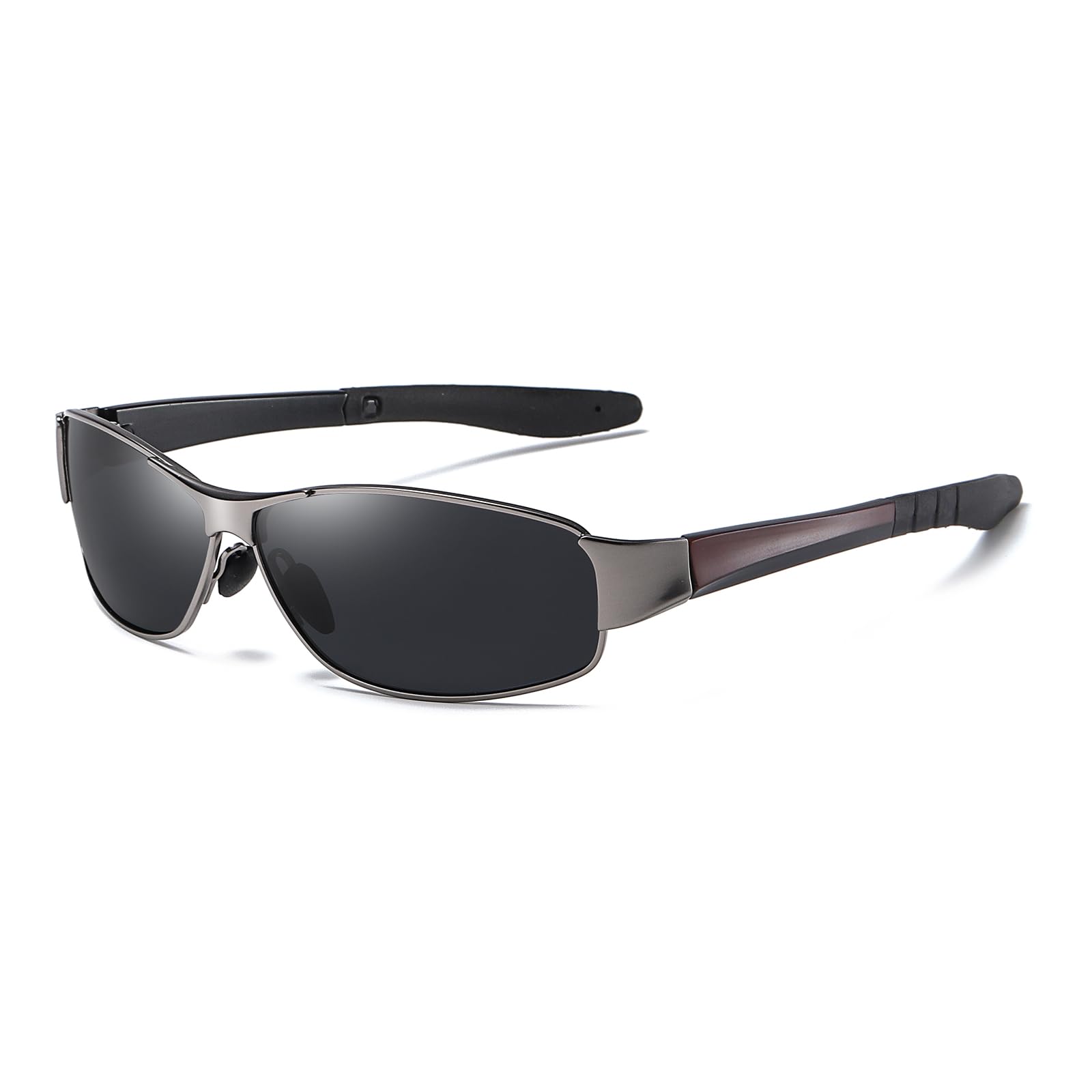 Feisedy Sports Sunglasses, Polarized Lenses, Yellow, for Driving, Night Driving, Night Fishing, UV400 Protection, Polarized, Men s, B1116