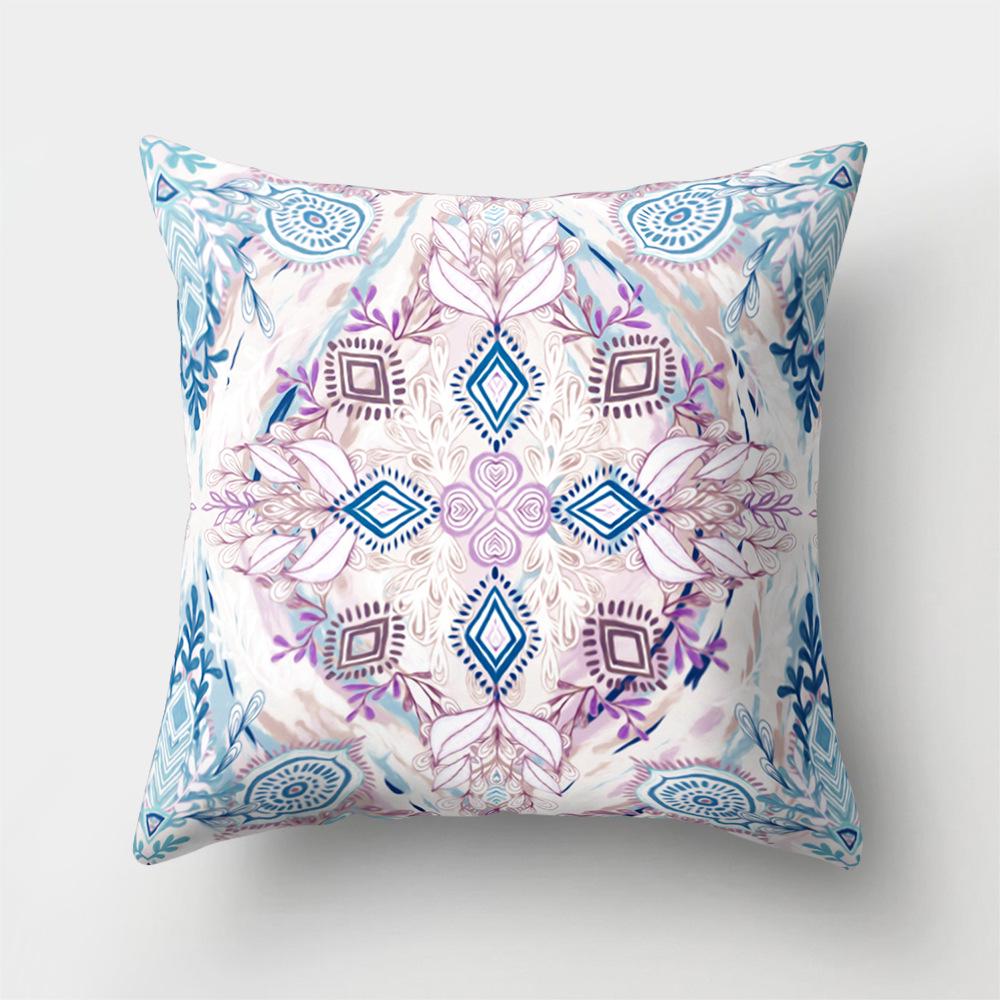 Creative Home Office Pillowcase Geometric Pattern Polyester Pillowcase