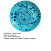 Ceramic Grater Bowl, Manual Ginger Garlic Mincer with Ink Splash Pattern, Pepper Grinding Plate for Wasabi Daikon, Dishwasher Safe Kitchen Essential