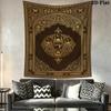 Muslim Wall Tapestry Aesthetic Wall Hanging Printed Fabric Blanket Decorative Tapestries for Bedroom Living Room Home Decor