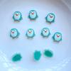 50Pcs  Cute Mini Cartoon Penguin Resin Figurine Crafts Flatback Cabochon Ornament Jewelry Making Hairwear Accessories