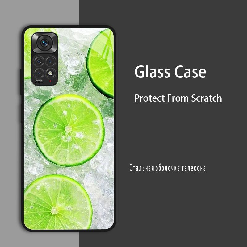 For Redmi Note 11 Case Cover Tempered Glass Case Hard Coque Bumper For Xiaomi Redmi Note11 Note 11 Pro 5G 4G 11s Protect Case
