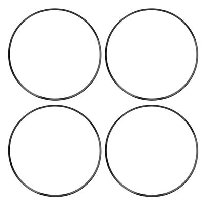 4PCS 16 Inch Wheel Rim Protector Anti Scratch Self Adhesive Aluminum Alloy Metal Wheel Edges Trim Protector Ring