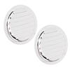 2PCS Boat Round Louver Vent 316 Stainless Steel Marine Ventilation Cover for Ships Yachts RVs