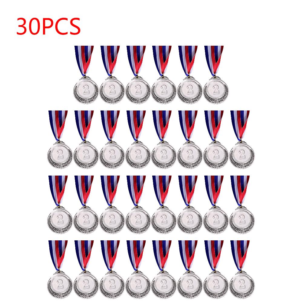 10/20/30 Stück Gold Silber Bronze Preise Sieger Medaillen Sporttag Wettbewerbe Auszeichnungen Medaille Erwachsene Kinder Spiele im Freien Souvenir