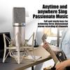 U87 Condenser Microphone Kit for Recording & Streaming: Includes Sound Card for Mobile & Computer