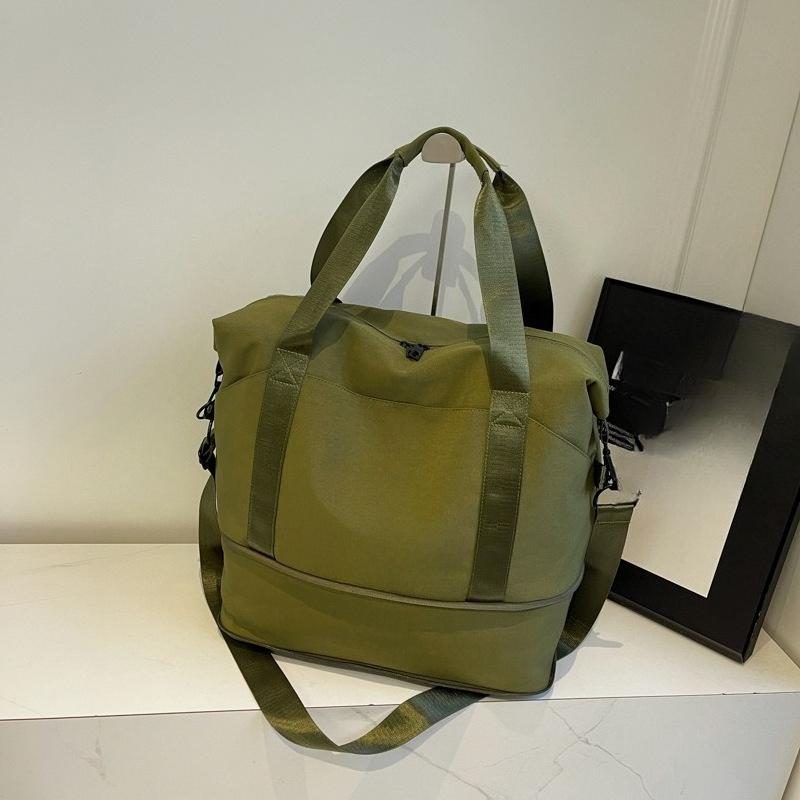 

Модная спортивная сумка для прогулок, повседневная, с многокарманным дизайном для классификации, ручная дорожная сумка, отделение для сухих и влажных вещей, сумка для фитнеса зелёный