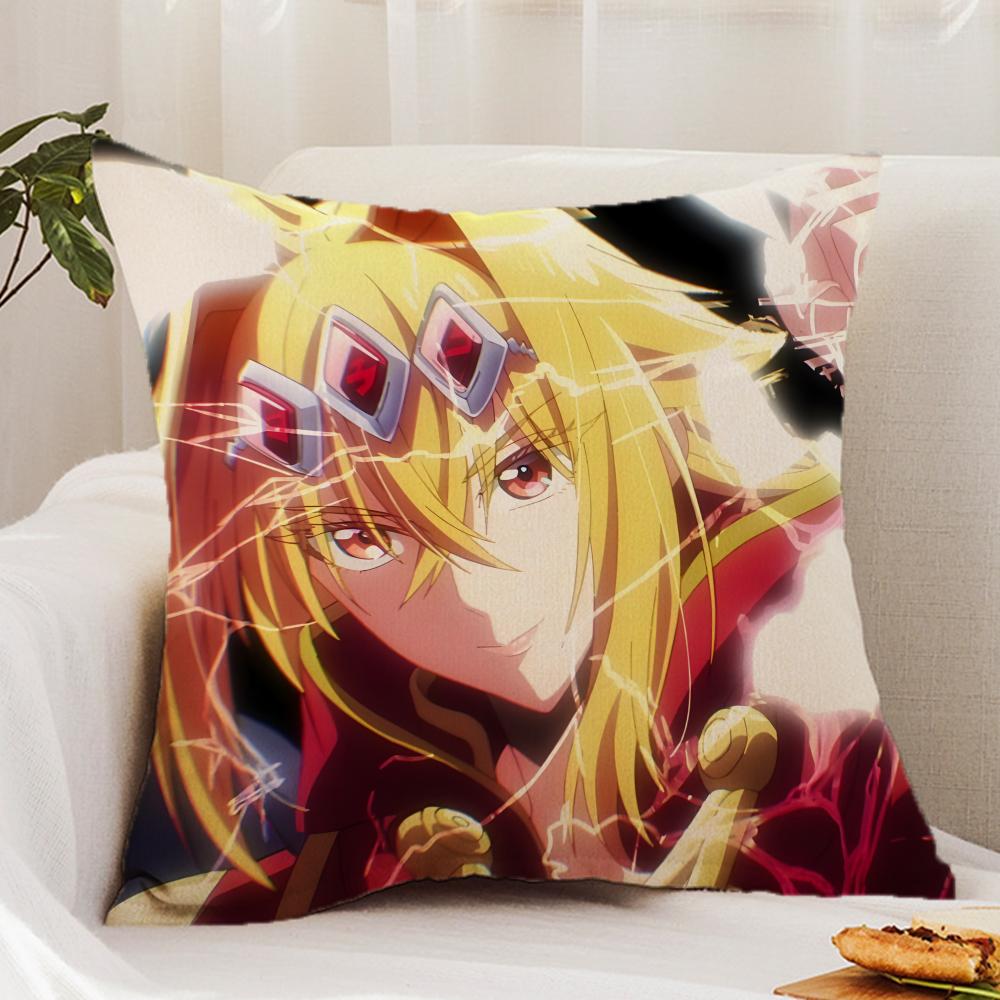 A W-Wild Last Boss A-Appeared! Anime Cushion Cover Premium Comfort Reversible Pillow Cover - Dual - Use Design for Home & Car