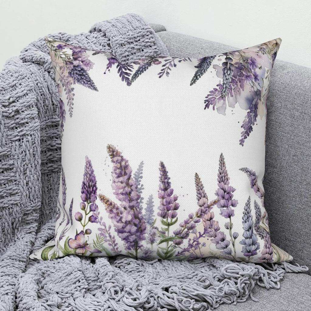 Modern Sofa Pillow Cover Living Home Decor Tropical Flower   Decorative Cushion  Throw