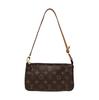 [Pre-Owned] Classic Monogram Canvas With Leather Trim Shoulder Bag - Very Good #12JJCIF