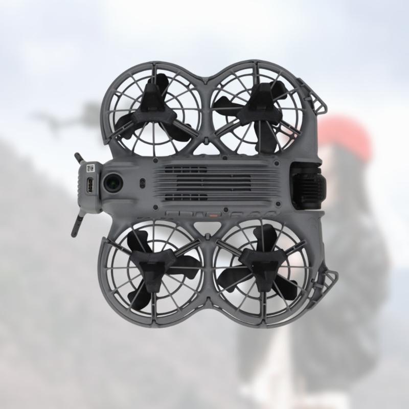 Adjustable Height Drones Landing Gear Foldable Structure ABS Material for 2 Secure Outdoor Filming Support