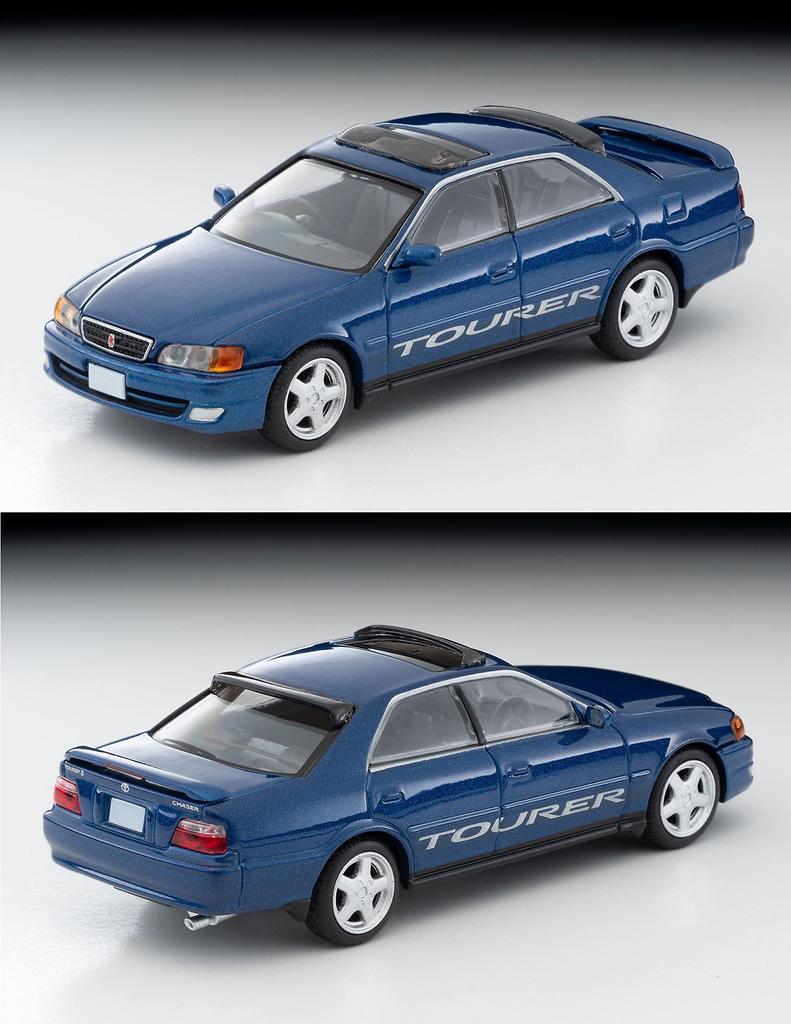 Tomica Limited Vintage Neo Toyota Chaser Tourer S Navy Blue 98 Year Finished Product 320272 1/64 LV-N224d 2.5