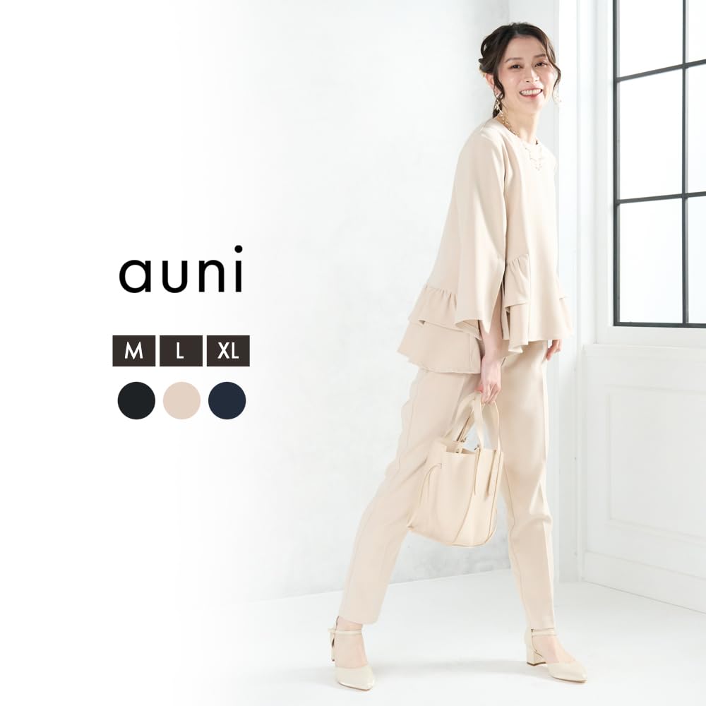 Ceremony Suit Graduation Ceremony Entrance Ceremony Suit Suit Sleeve Slit Ruffle Setup Straight Pants Formal Pullover Mom Entrance Ceremony Suit