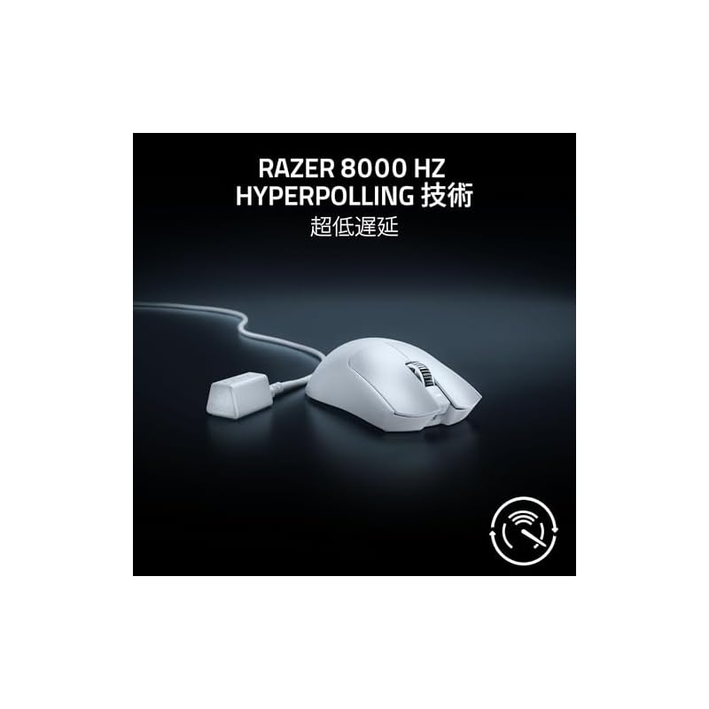 Razer Viper V3 Pro White Edition Wireless Gaming Mouse with Focus Pro 35K Sensor, 35000 DPI, Fast Response, Optical Switches, and 6 Buttons