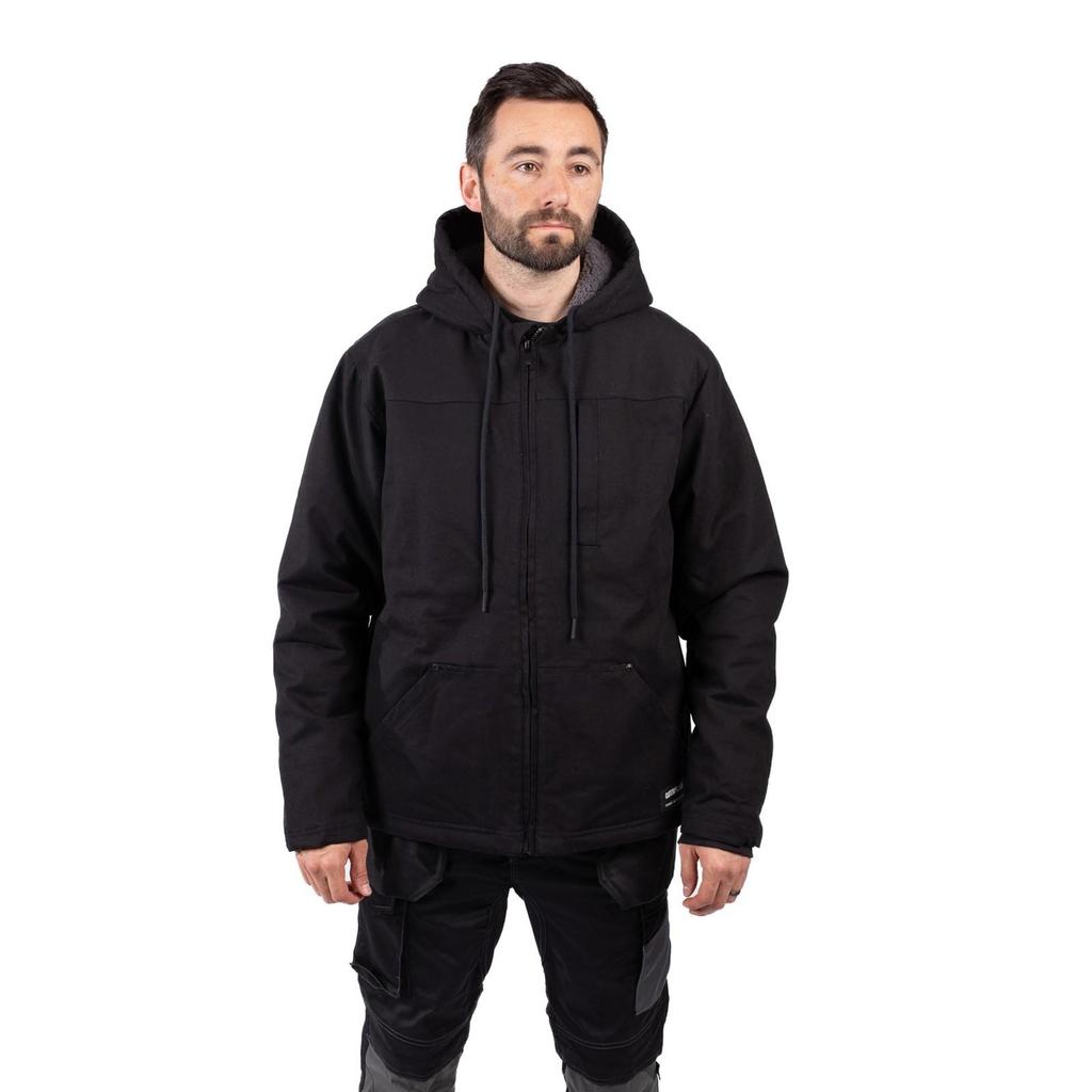 Veste Polaire à Capuche Homme - Coupe-Vent Épaisse - Chaud Pour Automne/Hiver - Style Sportif Et Urbain