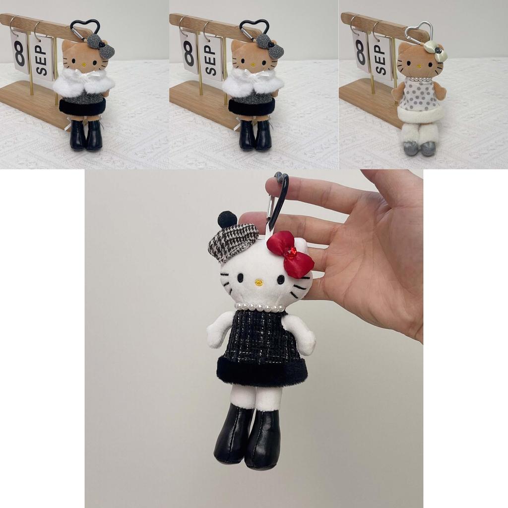 Plush Keychain With Heart Closure For Girls And Gift Use