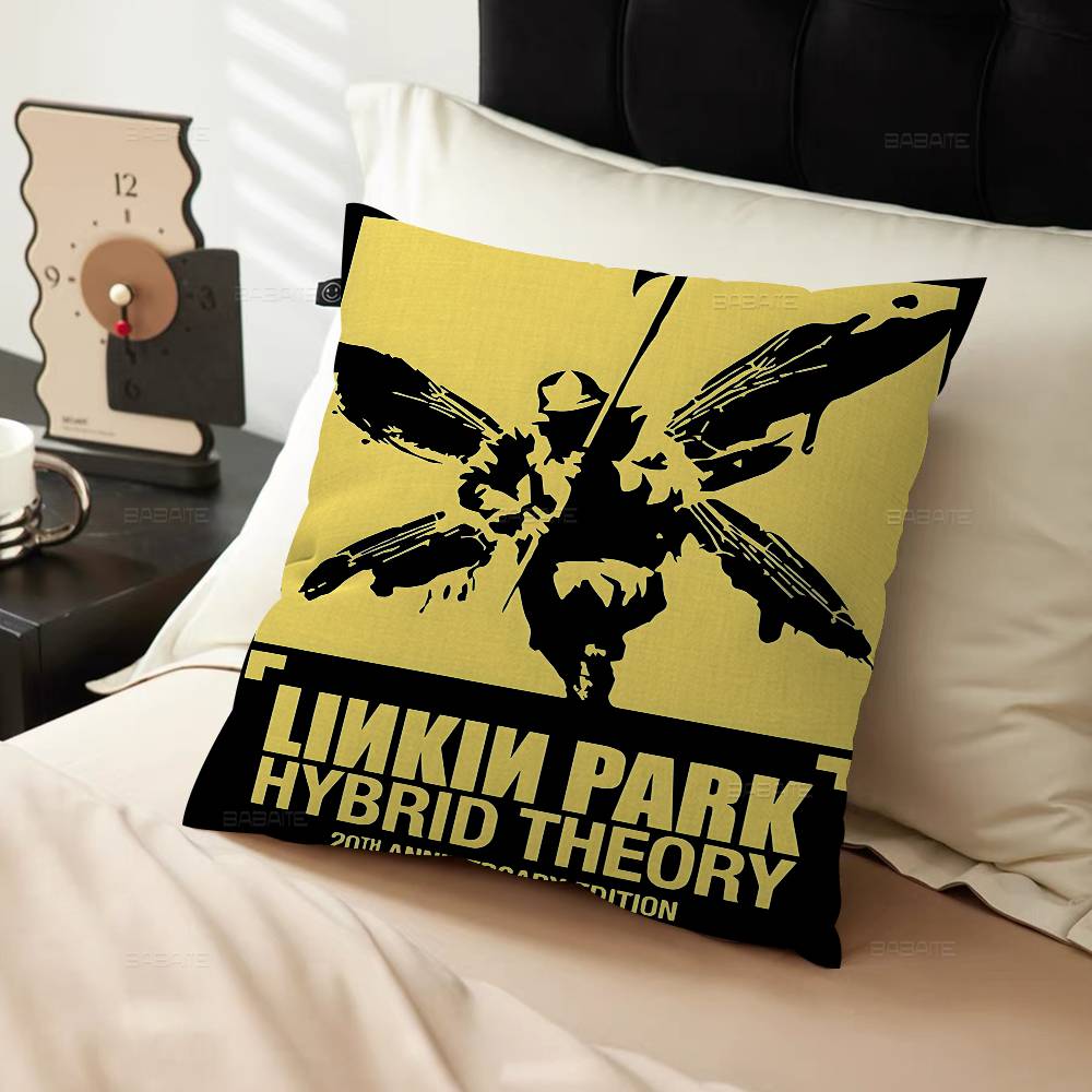 Band L-Linkin Cool P-Park Pillow Cushion Cover Pillowcase Living Room Sofa Home Decor
