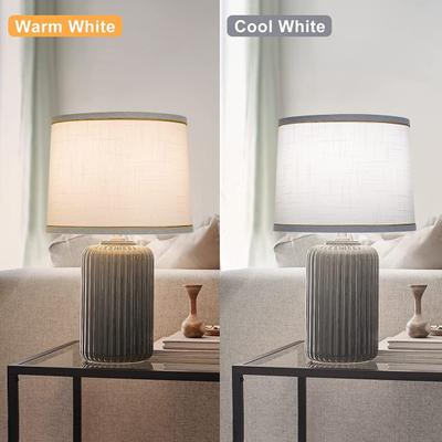 2Pcs Fabric Lamp Shade Metal Frame Construction Universal Simple Installation Light Cover Lampshade Replacement Parts