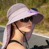 Fashion Solar Fan Cap Light Weight Cooling Fan Hat Large Eave Sunshade Cap For Outdoor Enthusiast Hot Weather Use