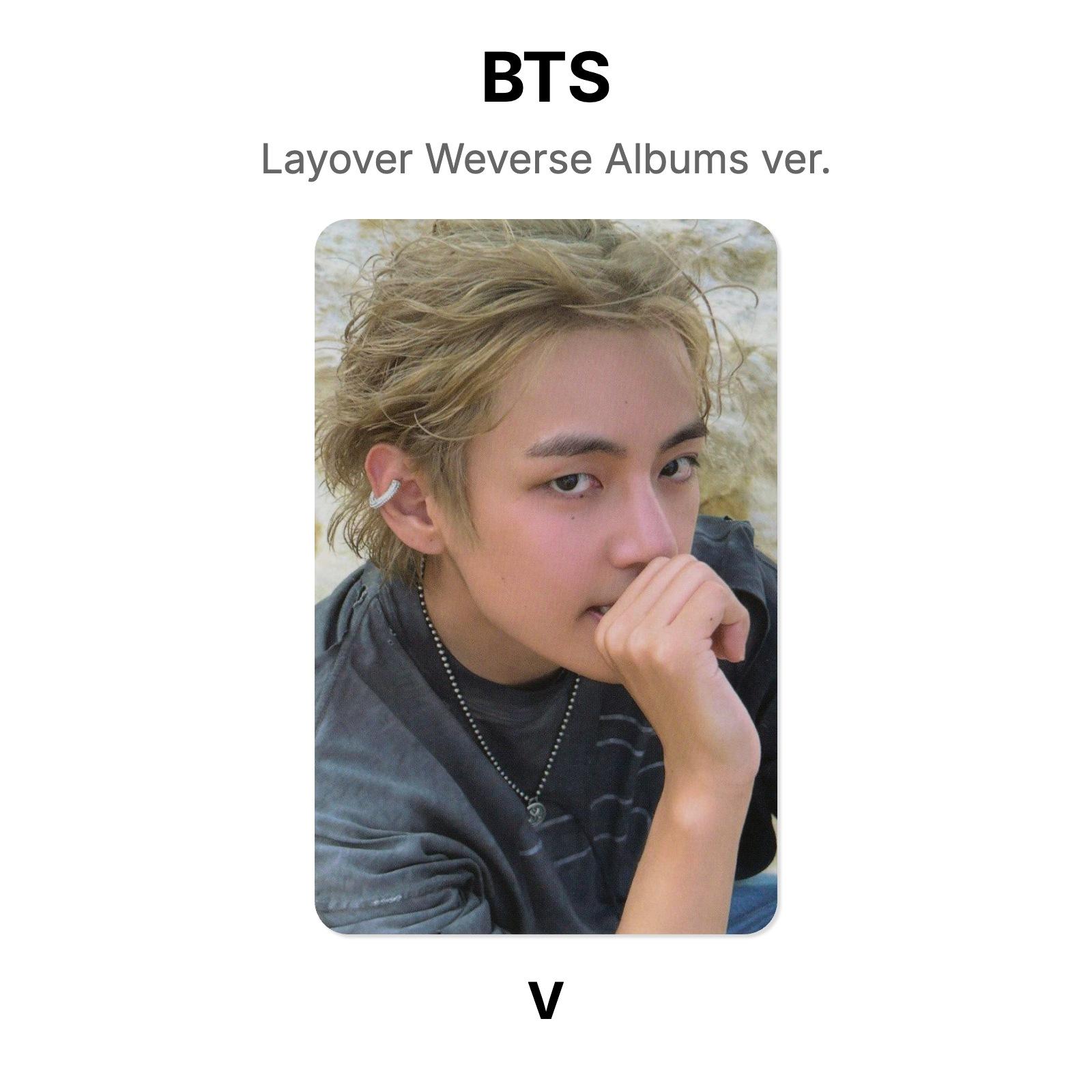 BTS Layover Weverse Albums ver. Official Photocard V