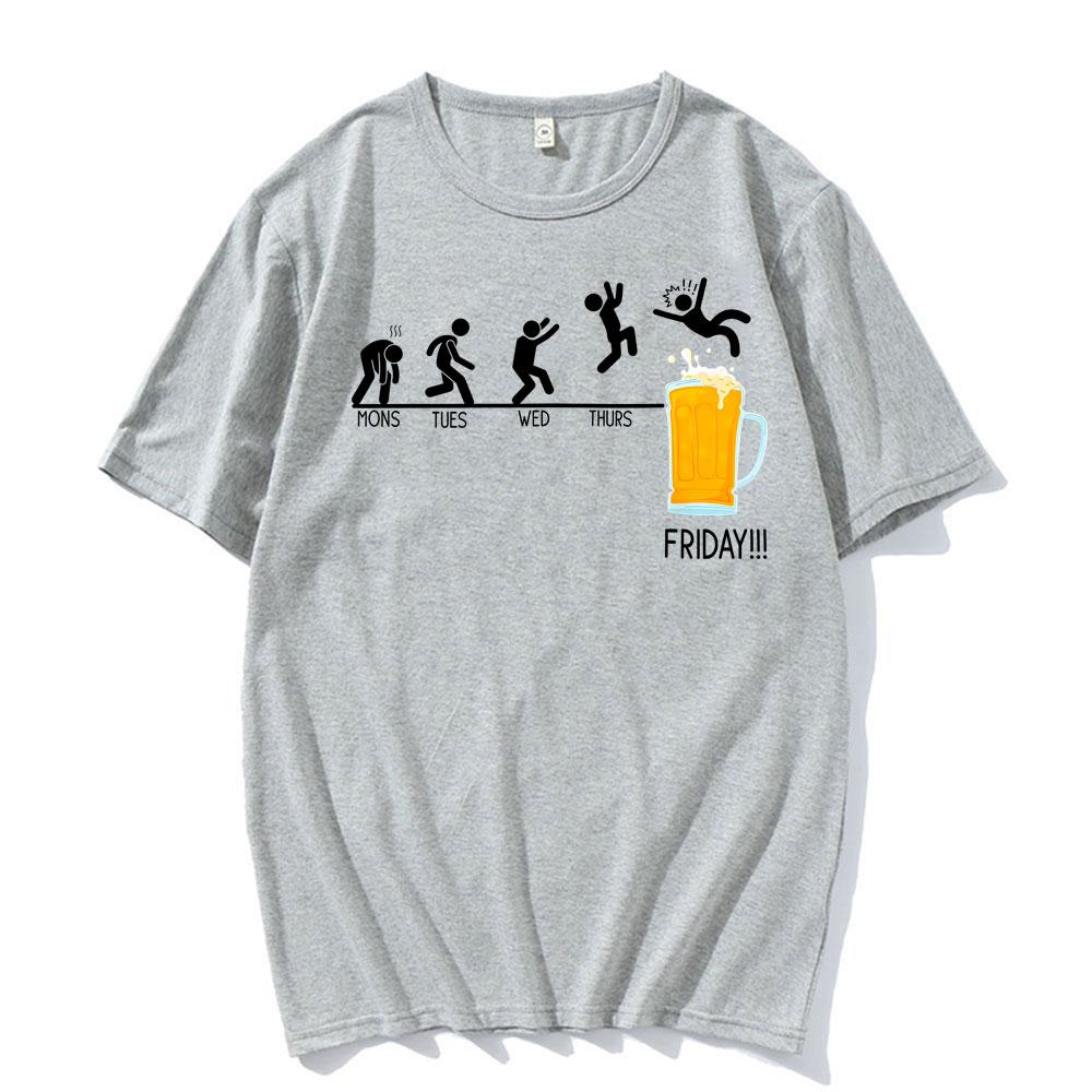 Funny Beer Week For Beer Lovers Graphic T Shirt Summer Unisex Unisex Clothing Retro Tees Fashion Oversized Casual Tshirt Streetwear