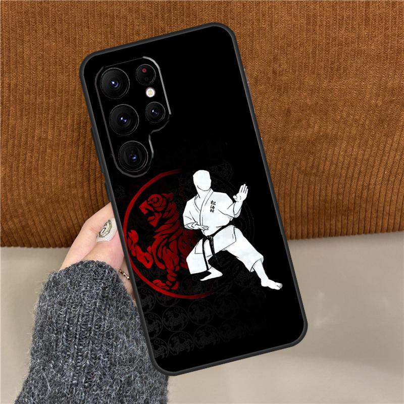 Shotokan Karate Symbol Handyhülle Für Samsung Galaxy S25 Ultra S9 S10 S20 S21 S22 Plus S24 FE S23 Ultra Rückseite