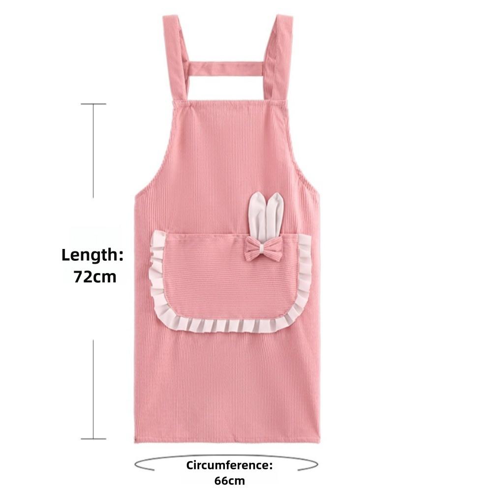 Breathable Chef Apron Corduroy Cooking Baking Bibs New Kitchen Apron  for Women Girl