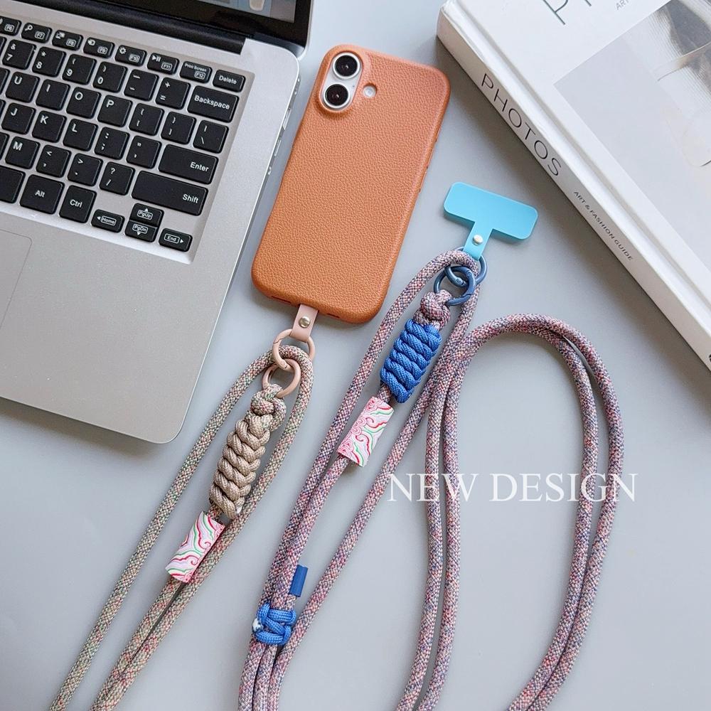Korea Universal Adjustable Phone Lanyard Strap Mobile Phone Hanging Rope Neck Straps Anti-lost Lanyards Cell Phone Accessories