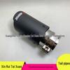 60-63mm Matte Silver Carbon Fiber Straight Edge Tailpipe for Car Exhaust