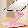 Metal Frame Tablet Foldable Holder Transparent Tablet Phone Bracket Foldable Tablet Stand  Office