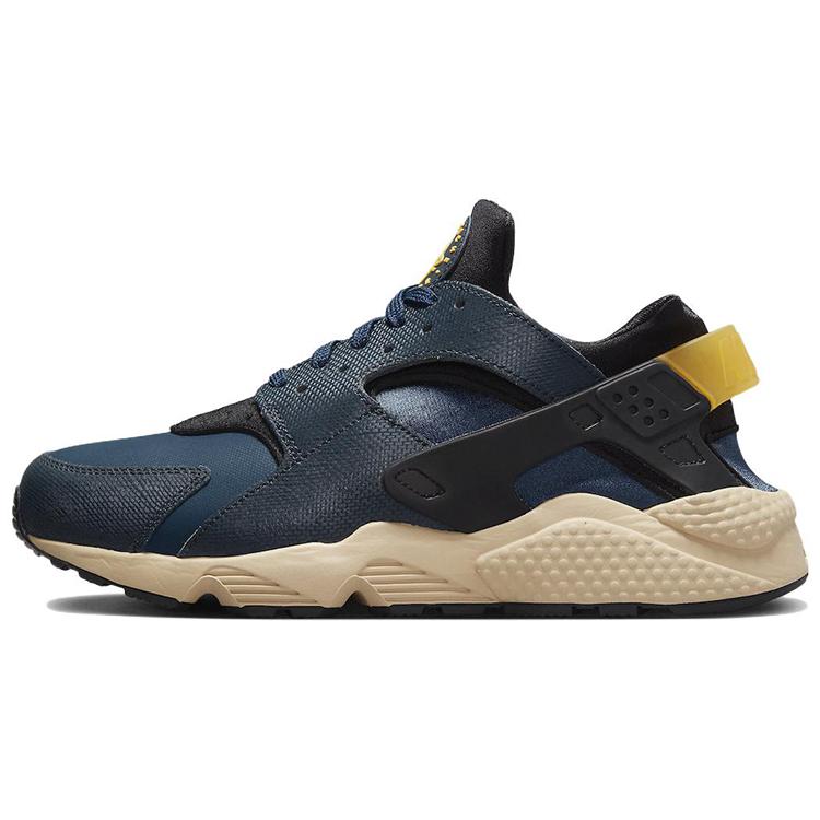 New Nike Air Huarache Premium Armory Navy University Gold DZ4852-001