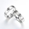 Stainless Steel Couple Ring Her King His Queen Fashion Titanium Steel Crown Ring
