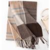 Light Luxury and High End Versatile Thickened Autumn and Winter Scarf Couple New Year Plaid Warm Scarf