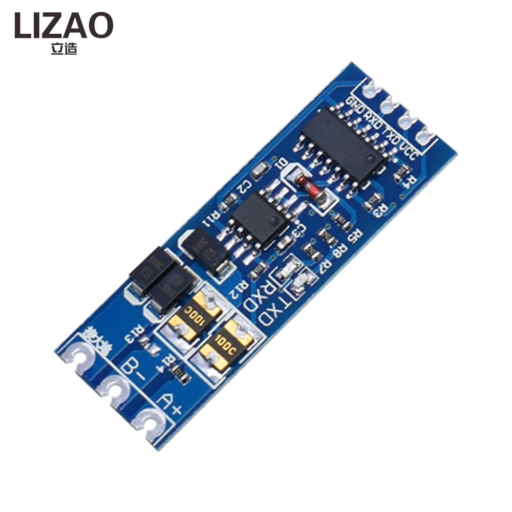 LIZAO RS485 To TTL Adapter Module, Automatic Two-Way Serial Port Converter for Industrial Control Projects