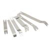 6pcs Car Trim Removal Tool Kit Stainless Steel Solid Rustproof Universal Clip Pry Tools for Door Window Audio