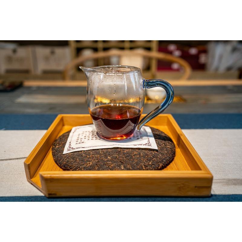 357g Lao Ban Zhang Zhang Čaj Puerh Yunnan Starověký strom Zralý čaj Puerh