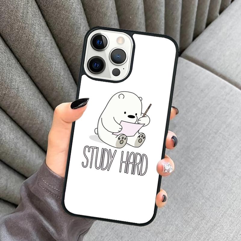 Polar Bears Otter Animal Phone Case For iPhone 17 Air 16 16e 15 13 14 Pro Max 11 12 Plus 2022 MAX Shell Cover Coque
