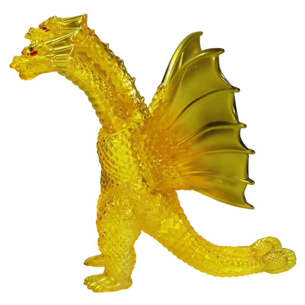 Character Content Production CCP Medium Size Series Godzilla EX Godzilla King Ghidorah King Ghidorah Clear Yellow Approximately 130mm PVC Figure (CCP)