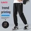 Baleno Men's 2025 Autumn Chenille Letter Jogger Sweatpants