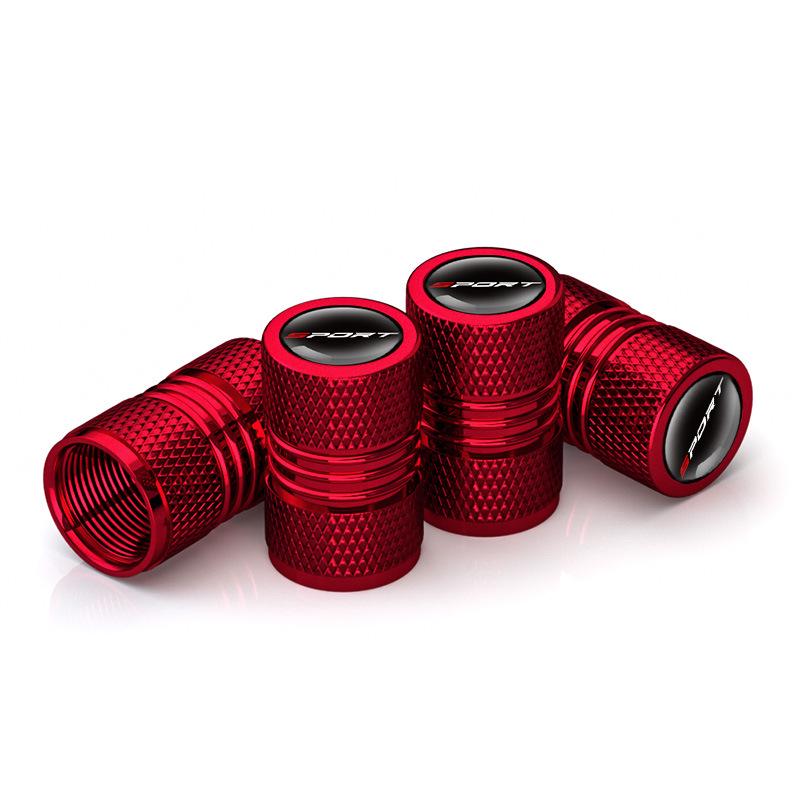 

Leak-Proof Logo Valve Stem Caps: Colored Aluminum Alloy Car Decoration - Available in Three Colors.