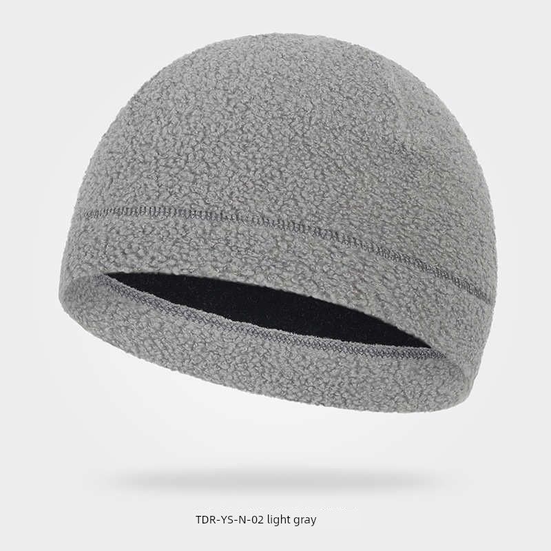 

Кепка Outdoor Бархатная Маленькая Шляпа Зернистая Спорт Скалолазание Ветрозащитная Амазонка Ловля Лыжи. Мужская и женская флисовая шапка для защиты от ветра осенью и зимой TDR-YS-N-02 light gray All yards