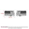 Carbon Fiber Rear Window Sticker Trim Cover Decals For Bronco -25  Flag