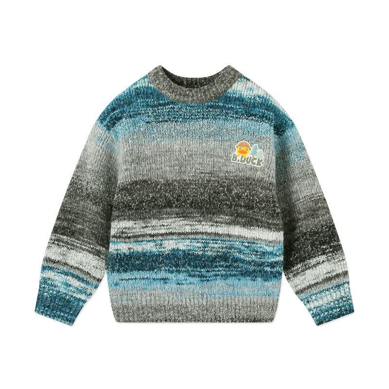 B.Duck Boys' Gradient Knit Sweater