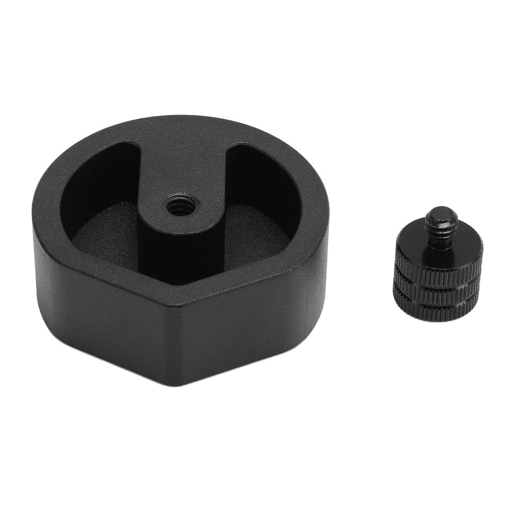 Aluminiowy adapter statywu satelitarnego z gwintem 1/4 cala, zacisk mocujący statyw anteny satelitarnej, adapter montażowy