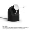 For iWatch Charging Stand Holder Silicone Dock Holder with Nightstand Mode for iWatch Wireless Charger