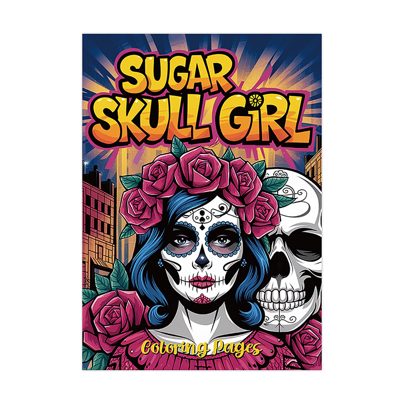 

Раскраска с жуткими мультфильмами для подростков, веселое и расслабляющее творческое занятие в мягкой обложке One Size