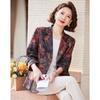 Women's Retro Floral Print Casual Blazer