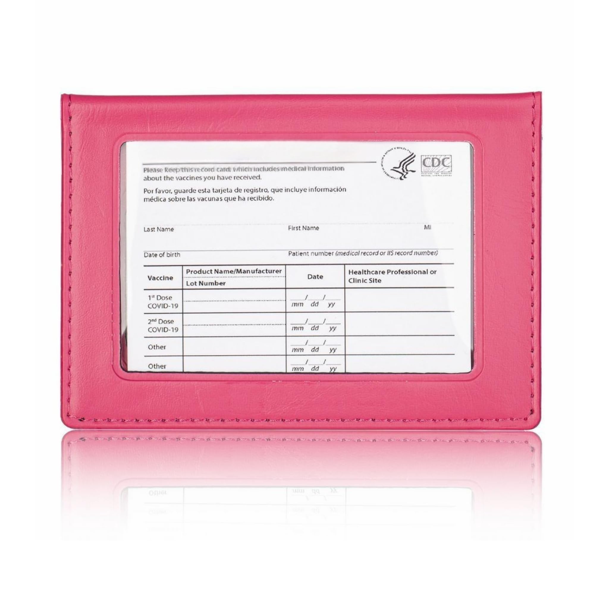 

Golspia Чехол для карты инвалида, Пропускной чехол, Чехол для карт, Тонкий чехол для карты инвалида, Искусственная кожа (вишня)