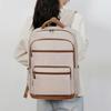 Schoolbag Large Capacity Portable 11.1 Inch Computer Bag Male and Female College Students School Bag Solid Color Business Travel Commuter Backpack
