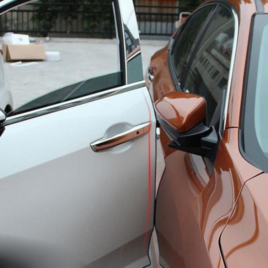 5M / 16FT Černý ochranný proužek na hranu dveří auta Ochrana proti poškrábání Lišta Dekorativní kryt